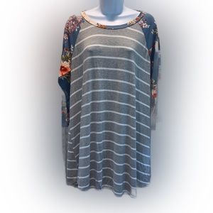 Comme Toi 3/4 Sleeve Cute Boho/ Lounge Style Night Gown/ Tunic Gown